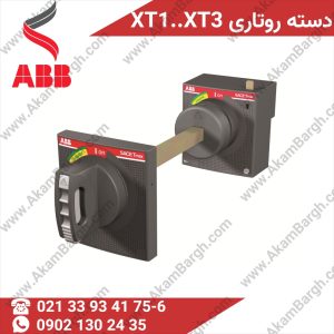 دسته روتاری کلید اتوماتیک فریم XT1 تا XT3 از نمایندگی ABB