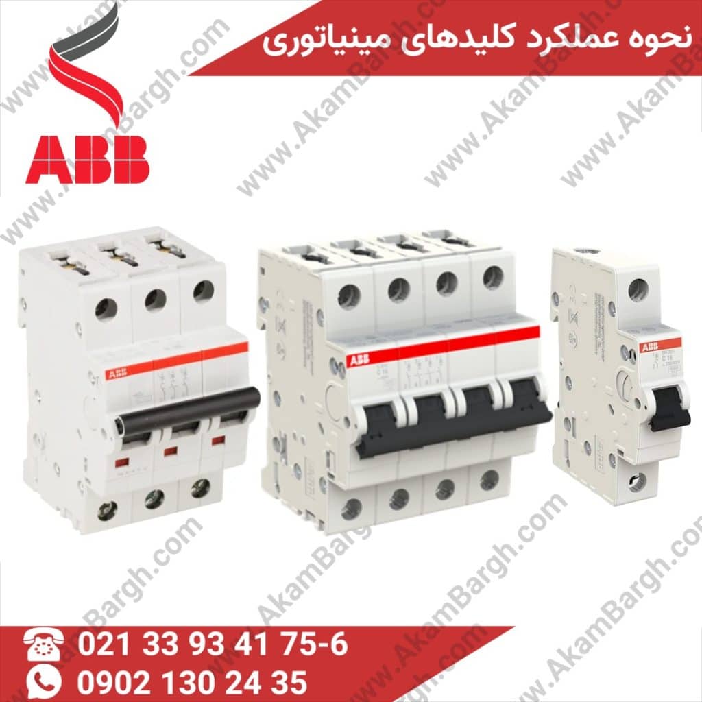 نحوه عملکرد کلید مینیاتوری ABB